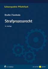 Strafprozessrecht - Beulke, Werner; Swoboda, Sabine