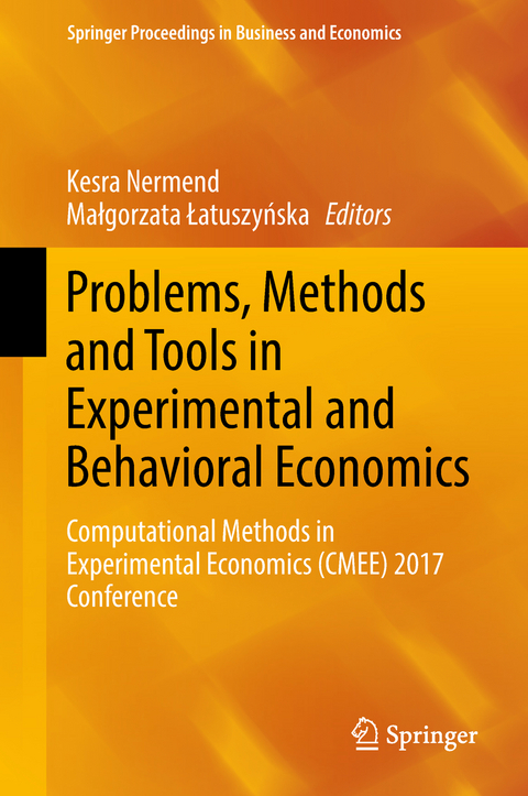 Problems, Methods and Tools in Experimental and Behavioral Economics - 