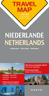 KUNTH TRAVELMAP Niederlande 1:300.000