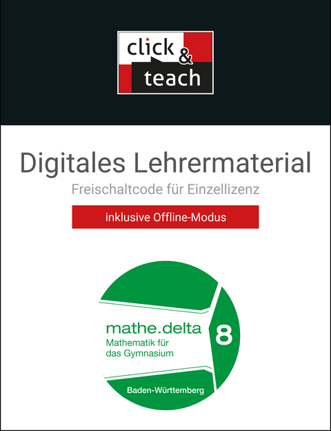 mathe.delta – Baden-Württemberg / mathe.delta BW click & teach 8 Box - 