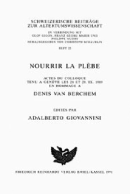 Nourrir la plèbe - Adalberto Giovannini