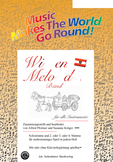 Music Makes the World go Round - Wiener Melodien 2 - Stimme 1+4 in Eb - Baritonsaxophon