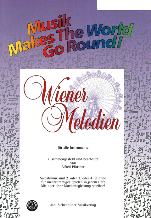 Music Makes the World go Round - Wiener Melodien 1 - Stimme 1+3+4 in Bb - Posaune / Tenorhorn / Bariton