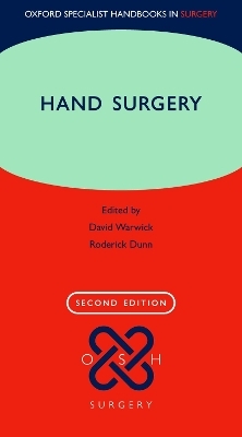 Oxford Specialist Handbook of Hand Surgery - 