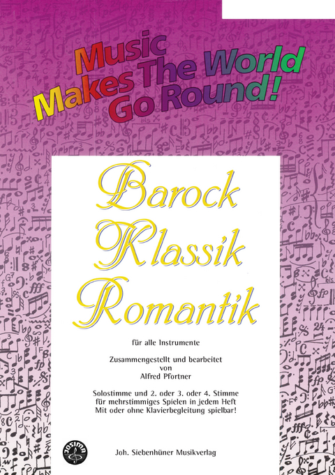 Music Makes the World go Round -Barock/Klassik - Stimme 1+3 Viola