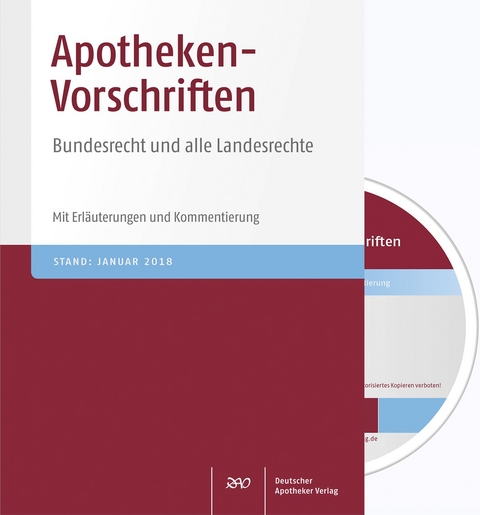 Apotheken-Vorschriften CD-ROM