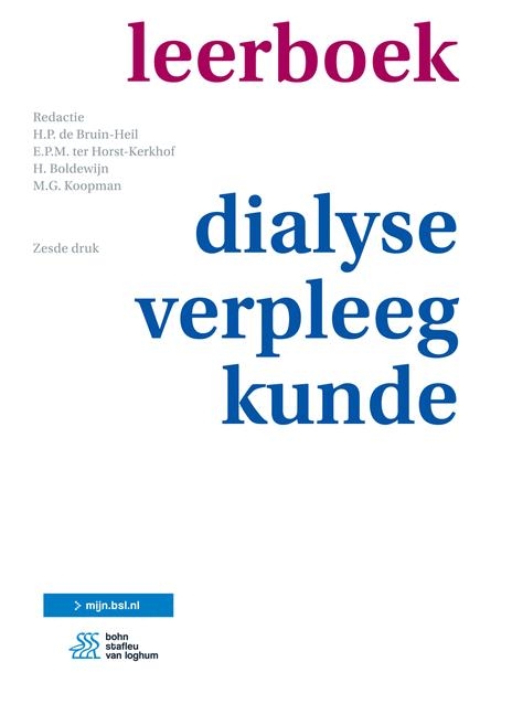 Leerboek Dialyseverpleegkunde - L De Bruin