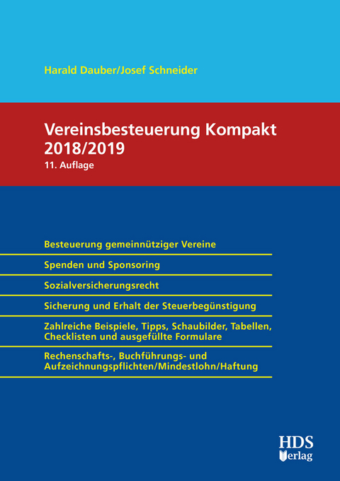 Vereinsbesteuerung Kompakt 2018/2019 - Harald Dauber, Josef Schneider