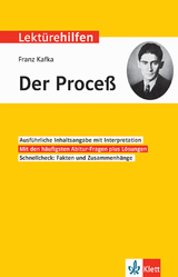 Klett Lektürehilfen Franz Kafka, Der Proceß - 