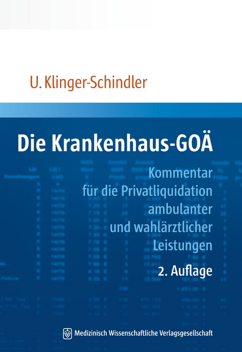 Die Krankenhaus-GOÄ - Ursula Klinger-Schindler