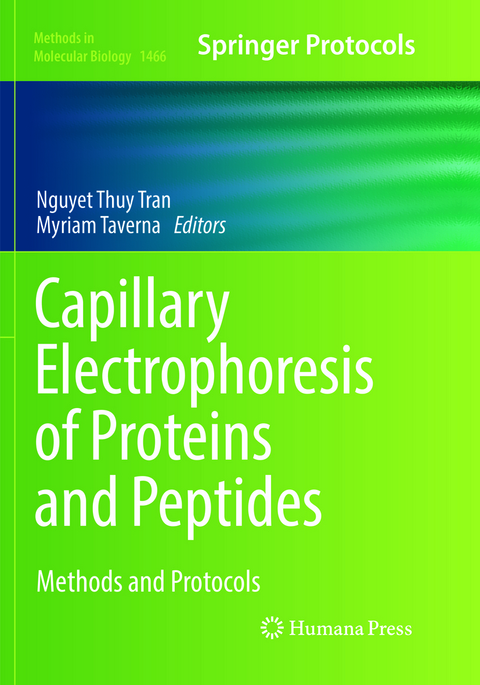 Capillary Electrophoresis of Proteins and Peptides - 