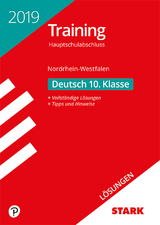 Lösungen zu Training Hauptschulabschluss 2019 - Deutsch - NRW - 