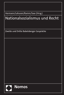 Nationalsozialismus und Recht - 