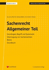 Sachenrecht Allgemeiner Teil (Skriptum) - Böhm, Helmut; Palma, Ulrich E.