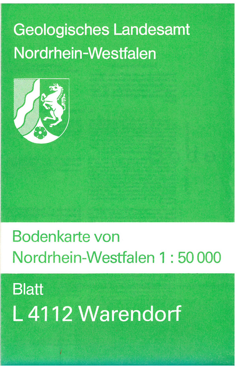 Bodenkarten von Nordrhein-Westfalen 1:50000 / Warendorf - Gudrun Stancu-Kristoff