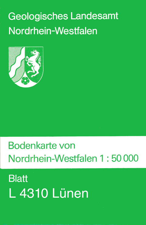 Bodenkarten von Nordrhein-Westfalen 1:50000 / Lünen - Konrad Rescher