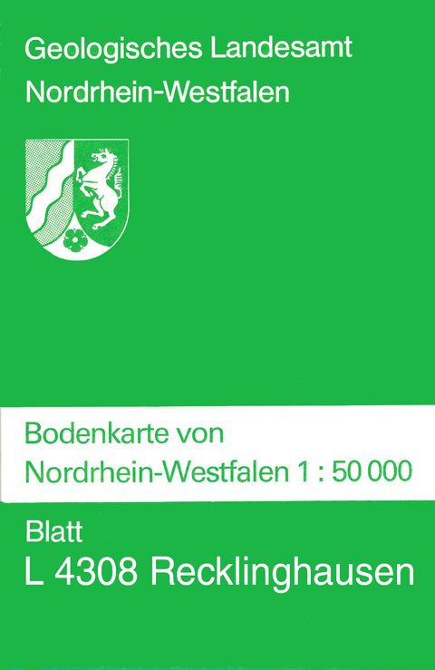 Bodenkarten von Nordrhein-Westfalen 1:50000 / Recklinghausen - Walter G Schraps, Heinz Wilder