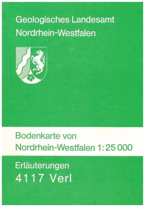 Bodenkarten von Nordrhein-Westfalen 1:25000 / Verl - Hans Mertens