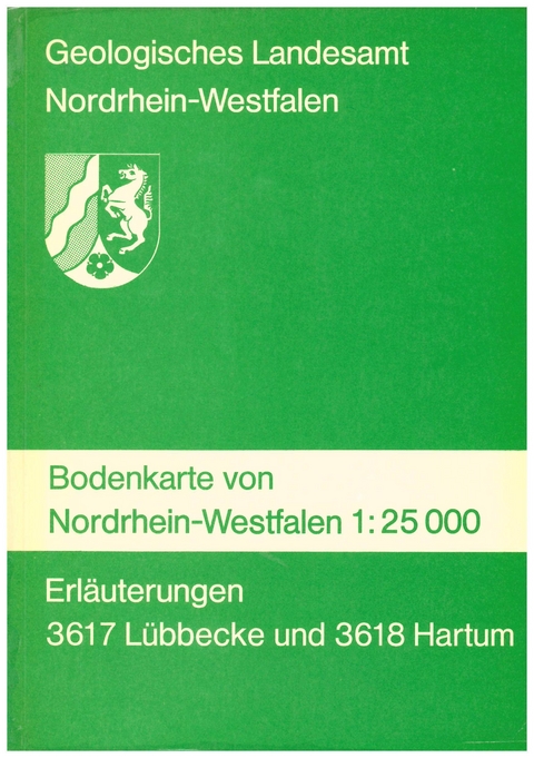 Bodenkarten von Nordrhein-Westfalen 1:25000 / Lübbecke und Hartum - Karl H Will