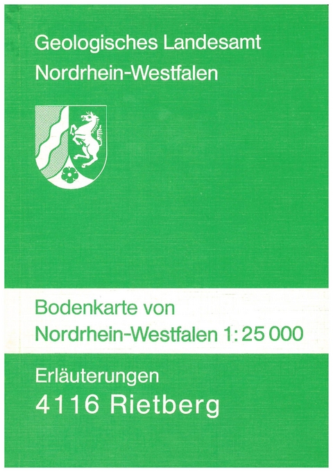 Bodenkarten von Nordrhein-Westfalen 1:25000 / Rietberg - Hans Mertens