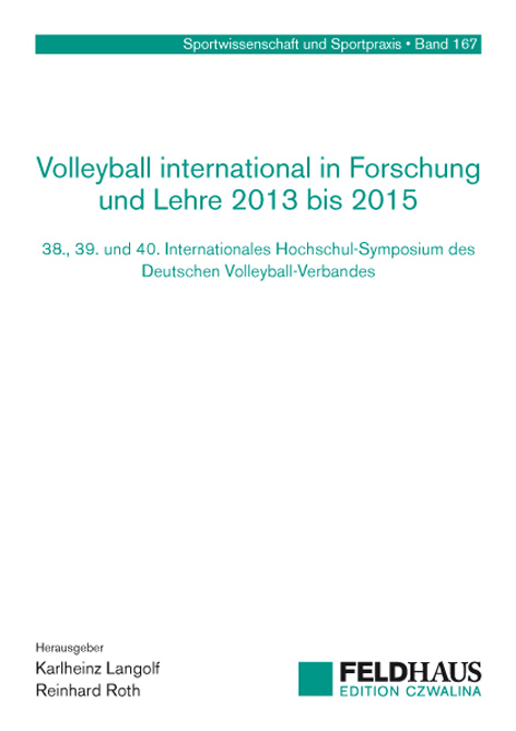 Volleyball international in Forschung und Lehre 2013 bis 2015 - 