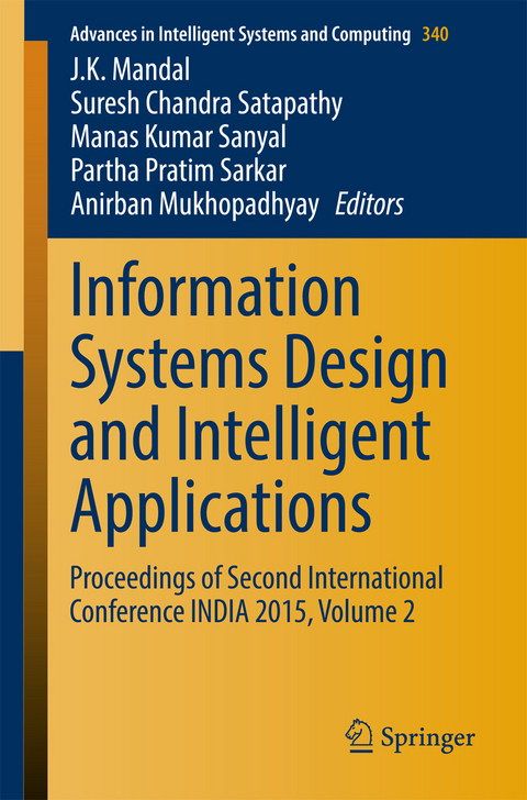 Information Systems Design and Intelligent Applications - 