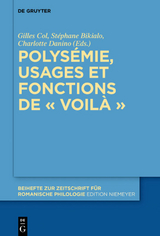 Polysémie, usages et fonctions de « voilà » - 