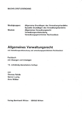 Allgemeines Verwaltungsrecht mit Verwaltungsvollstreckung und verwaltungsgerichtlichem Rechtsschutz - Thomas Rohde, Gernot Lustig, Arne Wöhler