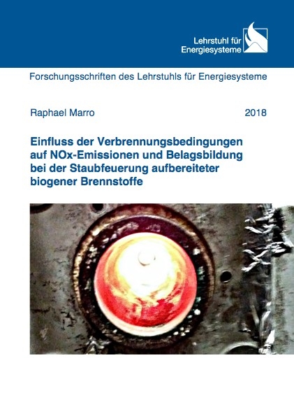 Einfluss der Verbrennungsbedingungen auf NOx-Emissionen und Belagsbildung bei der Staubfeuerung aufbereiteter biogener Brennstoffe - Raphael Marro