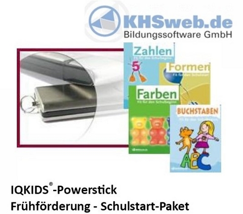 IQKids® Fit für den Schulstart - USB-Stick - Windows 10 / 8 / 7 / Vista / XP - Dieter Ballin, Doris Myrenne-Ballin