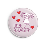 Button: Große Schwester