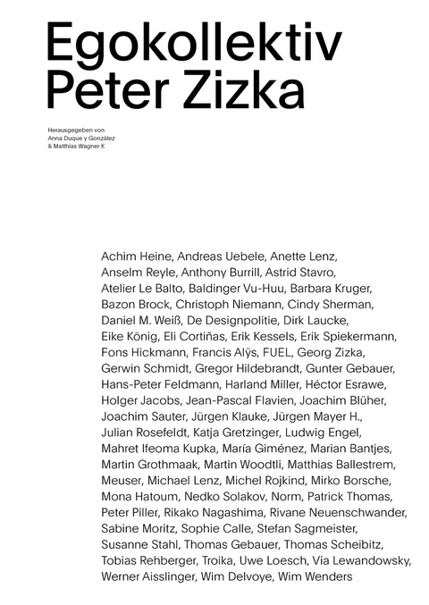 Peter Zizka. Egokollektiv - 
