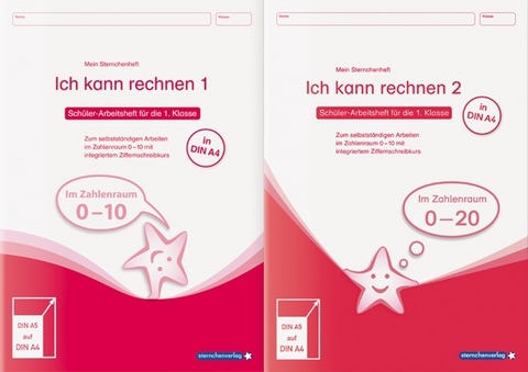 Ich kann rechnen 1 und 2 - Ausgabe in A4 - Schülerarbeitshefte für die 1. Klasse - Katrin Langhans