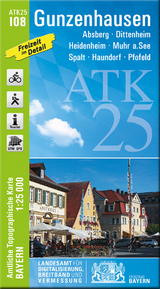 ATK25-I08 Gunzenhausen (Amtliche Topographische Karte 1:25000) - 