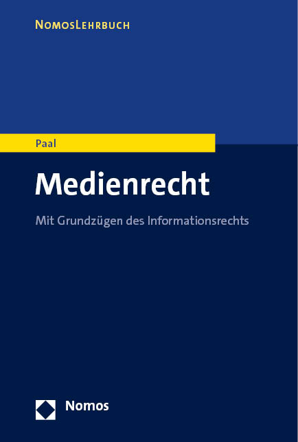 Medienrecht - Boris P. Paal