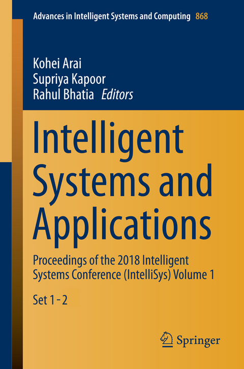 Intelligent Systems and Applications - 