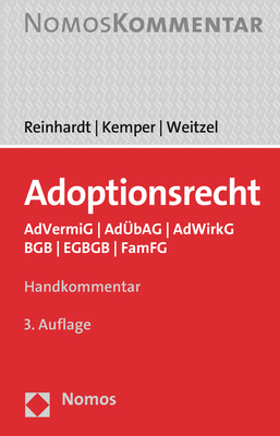 Adoptionsrecht - Jörg Reinhardt, Rainer Kemper, Wolfgang Weitzel