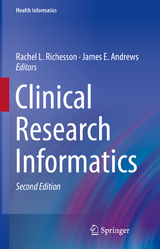 Clinical Research Informatics - Richesson, Rachel L.; Andrews, James E.