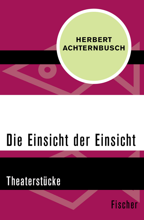 Die Einsicht der Einsicht - Herbert Achternbusch