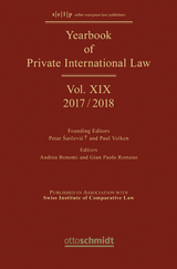 Yearbook of Private International Law Vol. XIX – 2017/2018 - 
