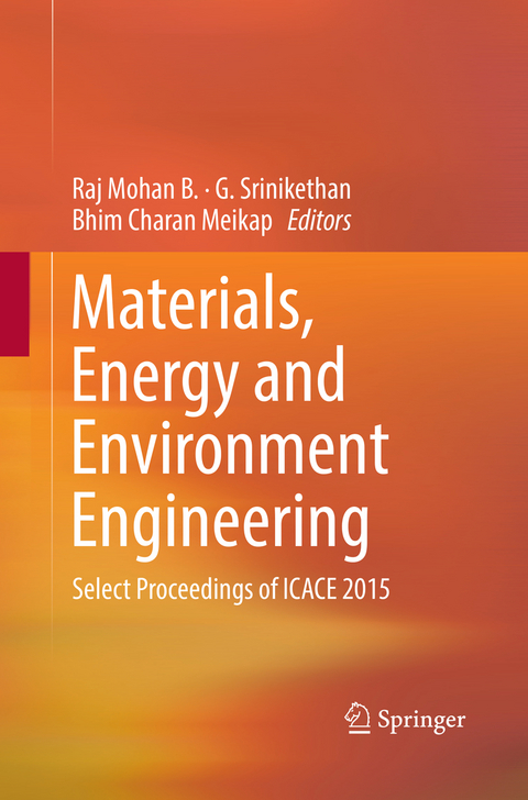 Materials, Energy and Environment Engineering - 