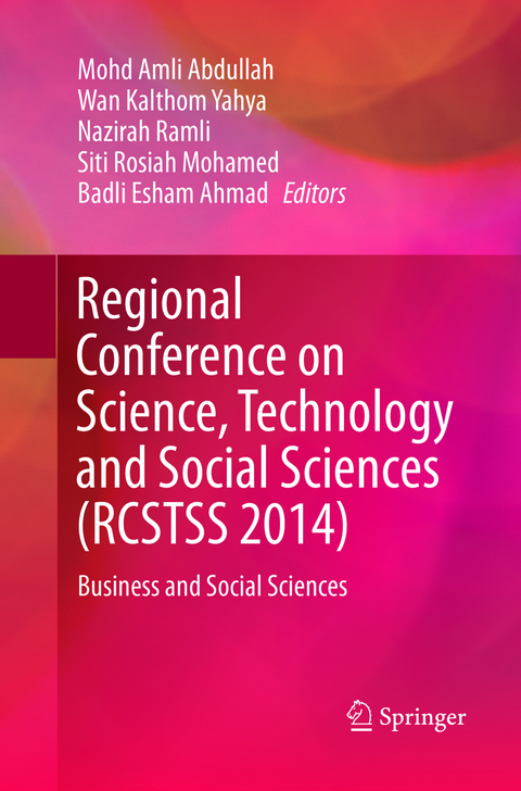 Regional Conference on Science, Technology and Social Sciences (RCSTSS 2014) - 