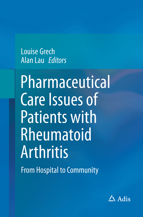 Pharmaceutical Care Issues of Patients with Rheumatoid Arthritis - 