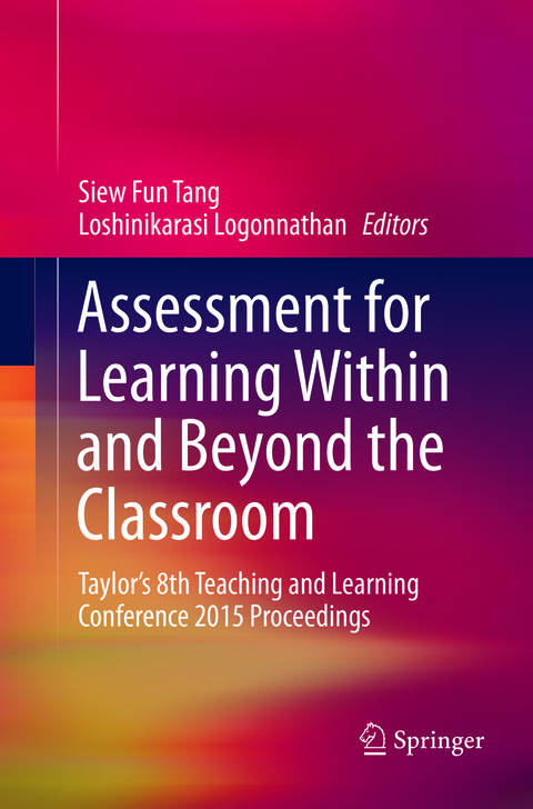 Assessment for Learning Within and Beyond the Classroom - 
