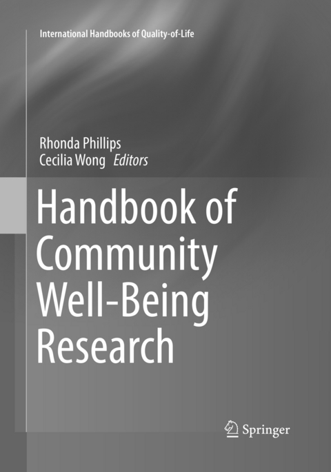 Handbook of Community Well-Being Research - 