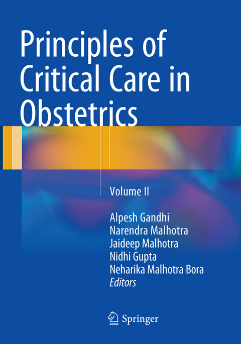Principles of Critical Care in Obstetrics - 