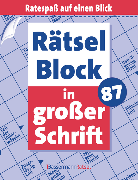Rätselblock in großer Schrift 87 - Eberhard Krüger