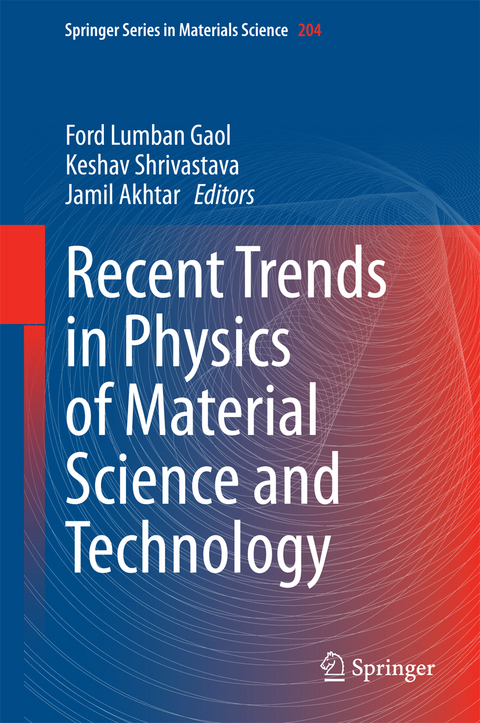Recent Trends in Physics of Material Science and Technology - 