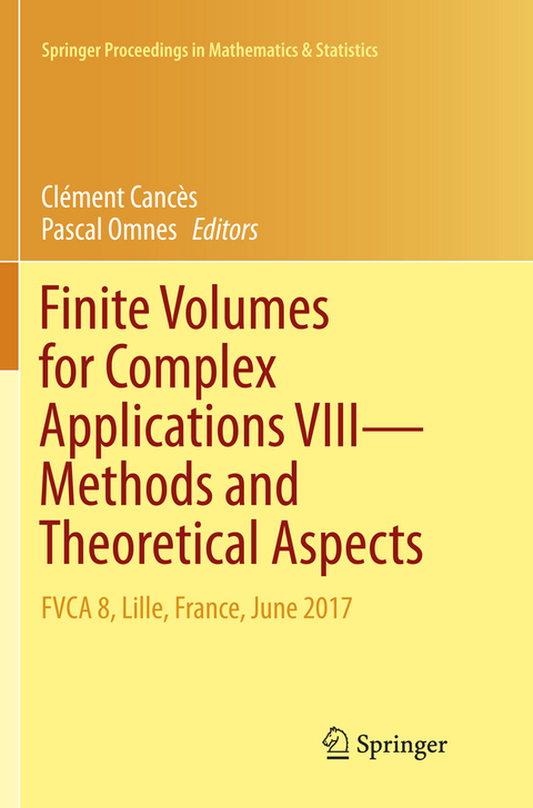 Finite Volumes for Complex Applications VIII - Methods and Theoretical Aspects - 