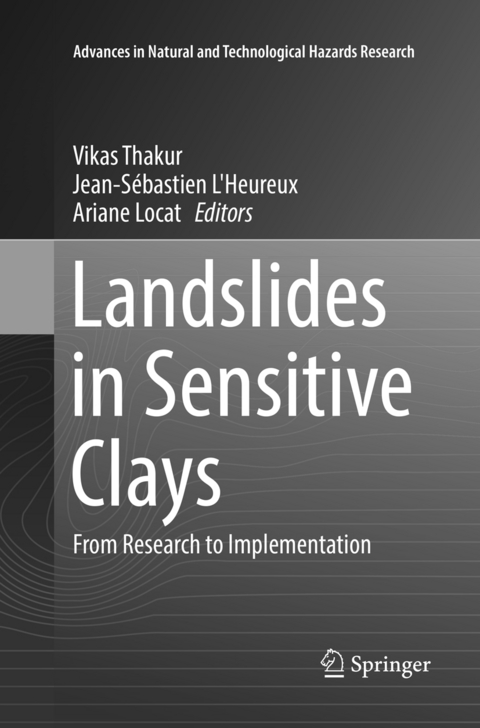 Landslides in Sensitive Clays - 